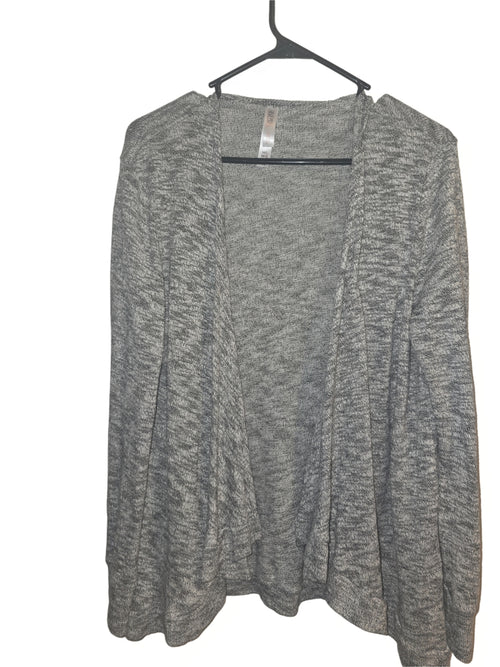 Grey sweater jacket
